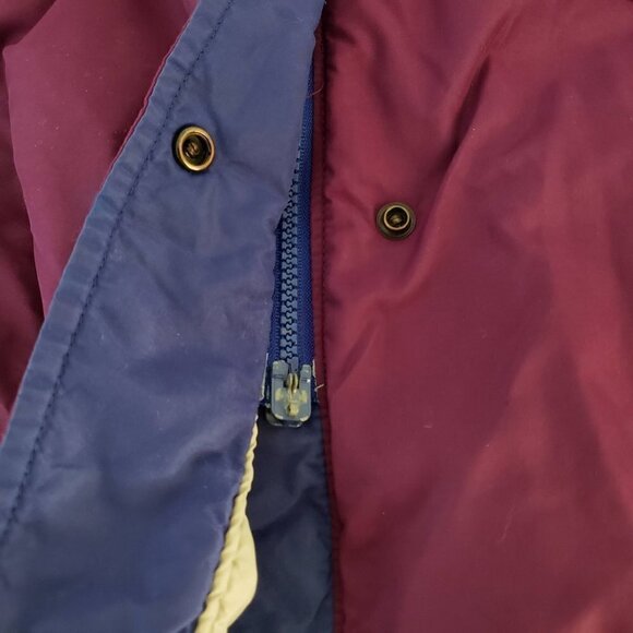 LL Bean Penobscot Parka Thinsulate Vintage Purple Winter Removable Hood Womens L - Picture 4 of 12